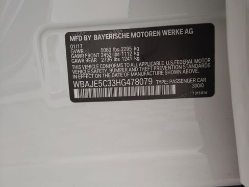 Used 2017 BMW 540i image 17