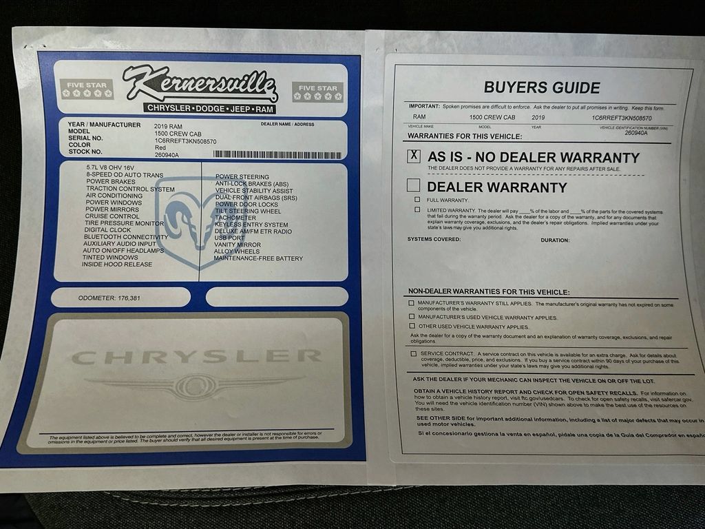 Used 2019 RAM 1500 Big Horn RWD image 36