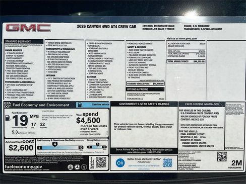 New 2026 GMC Canyon AT4 image 21
