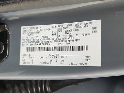 Certified 2019 Ford F150 XLT w/ Equipment Group 302A Luxury image 15