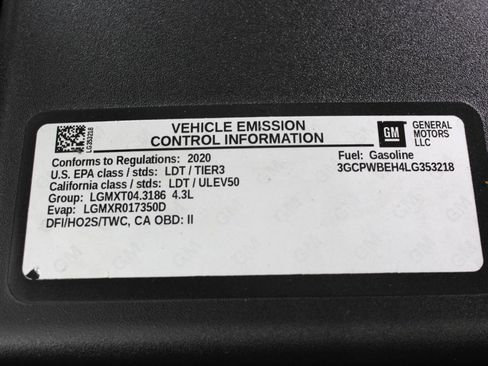 Used 2020 Chevrolet Silverado 1500 Custom w/ Custom Value Package image 71