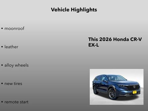 New 2026 Honda CR-V EX-L image 15