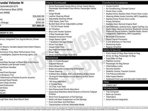 Used 2019 Hyundai Veloster N N image 6