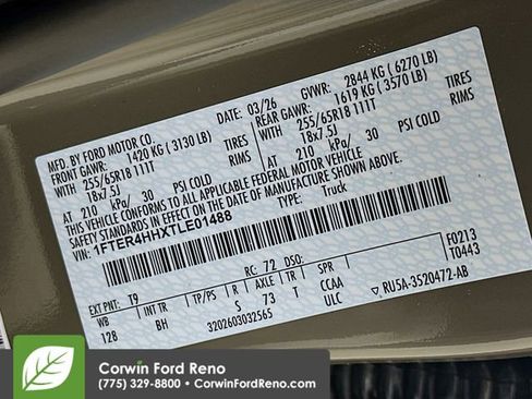 New 2026 Ford Ranger XLT AWD/4WD image 33