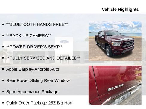 Used 2020 RAM 1500 Big Horn AWD/4WD image 6
