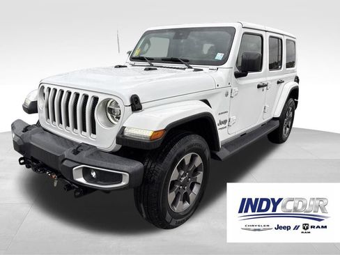 Used 2020 Jeep Wrangler Unlimited Sahara w/ LED Lighting Group AWD/4WD image 1