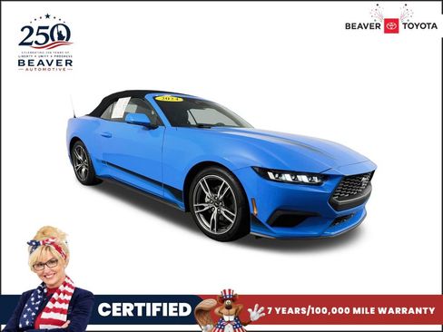 Used 2024 Ford Mustang Premium w/ Wheel & Stripe Package RWD image 1