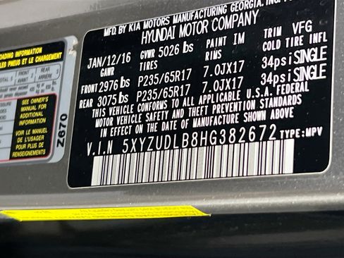Used 2017 Hyundai Santa Fe Sport AWD/4WD image 29