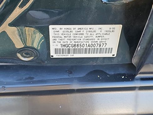 Used 2001 Honda Accord LX image 36