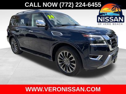 Used 2024 Nissan Armada Platinum w/ Captain's Chairs Package