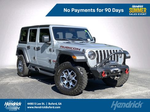 Used 2023 Jeep Wrangler Unlimited Rubicon w/ LED Lighting Group AWD/4WD image 1