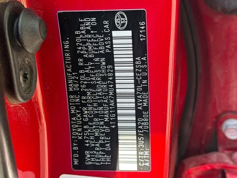 Used 2021 Toyota Camry SE FWD image 27