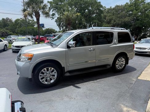 Used 2015 Nissan Armada Platinum w/ 2nd Row Captain Seat Package RWD image 3