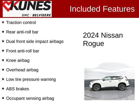 Used 2024 Nissan Rogue S AWD/4WD image 3