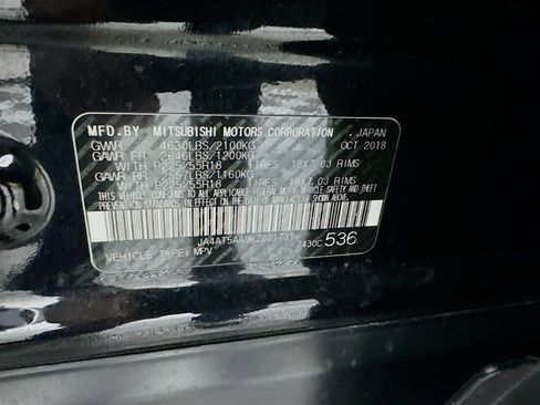 Used 2019 Mitsubishi Eclipse Cross SE image 12