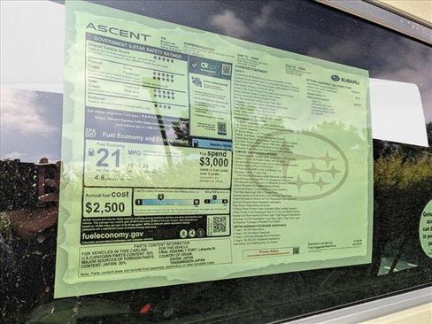 New 2025 Subaru Ascent Bronze Edition w/ Popular Package #2 image 19