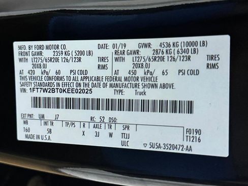 Used 2019 Ford F250 Lariat w/ Lariat Value Package image 77