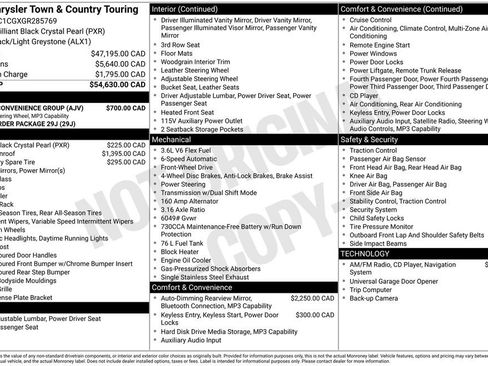 Used 2016 Chrysler Town & Country Touring w/ Driver Convenience Group FWD image 2