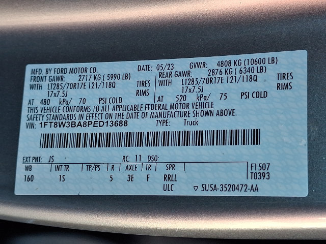 Certified 2023 Ford F350 XL w/ XL Off-Road Package AWD/4WD image 26