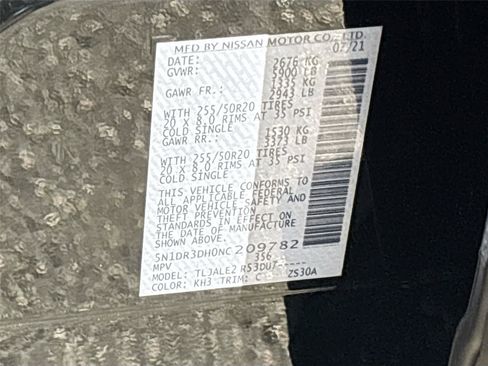 Used 2022 Nissan Pathfinder Platinum w/ Cargo Package image 37