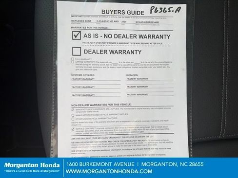 Used 2024 Mercedes-Benz C 300 4MATIC Sedan image 27