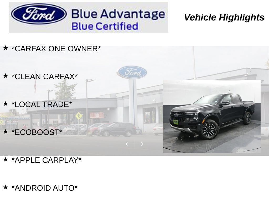 Used 2024 Ford Ranger Lariat w/ FX4 Off-Road Package AWD/4WD image 9