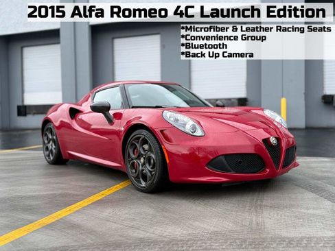 Used 2015 Alfa Romeo 4C Launch Edition w/ Convenience Group image 1