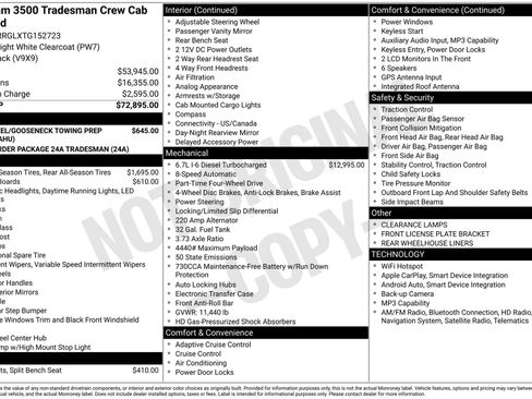 New 2026 RAM 3500 Tradesman image 24