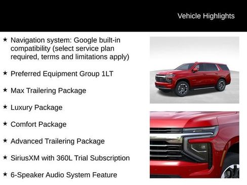 New 2026 Chevrolet Tahoe LT w/ Comfort Package AWD/4WD image 17