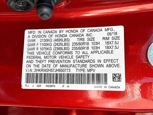 Used 2018 Honda CR-V EX image 36