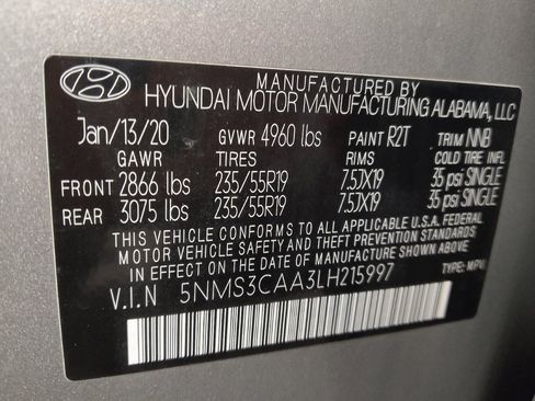 Used 2020 Hyundai Santa Fe SEL image 33