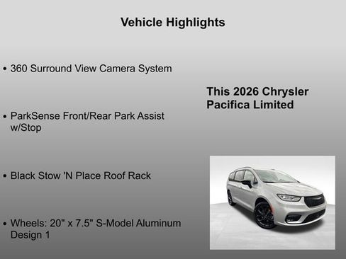 New 2026 Chrysler Pacifica Limited image 20