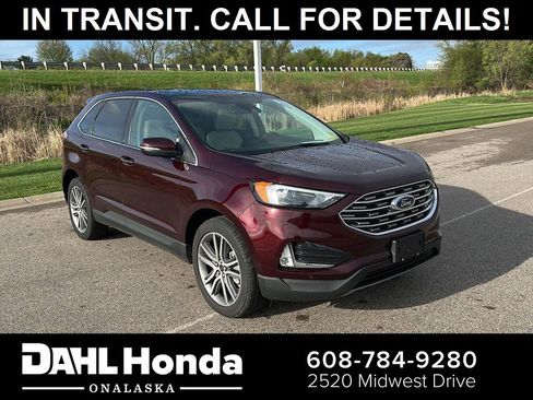 Used 2023 Ford Edge Titanium w/ Class II Trailer Tow Package AWD/4WD image 1