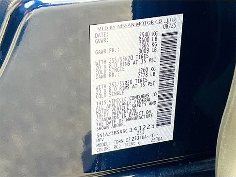 New 2025 Nissan Murano SV image 31