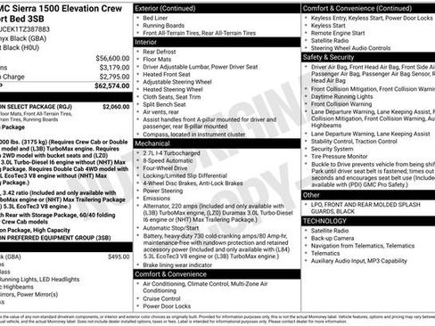New 2026 GMC Sierra 1500 Elevation w/ Elevation Select Package AWD/4WD image 24
