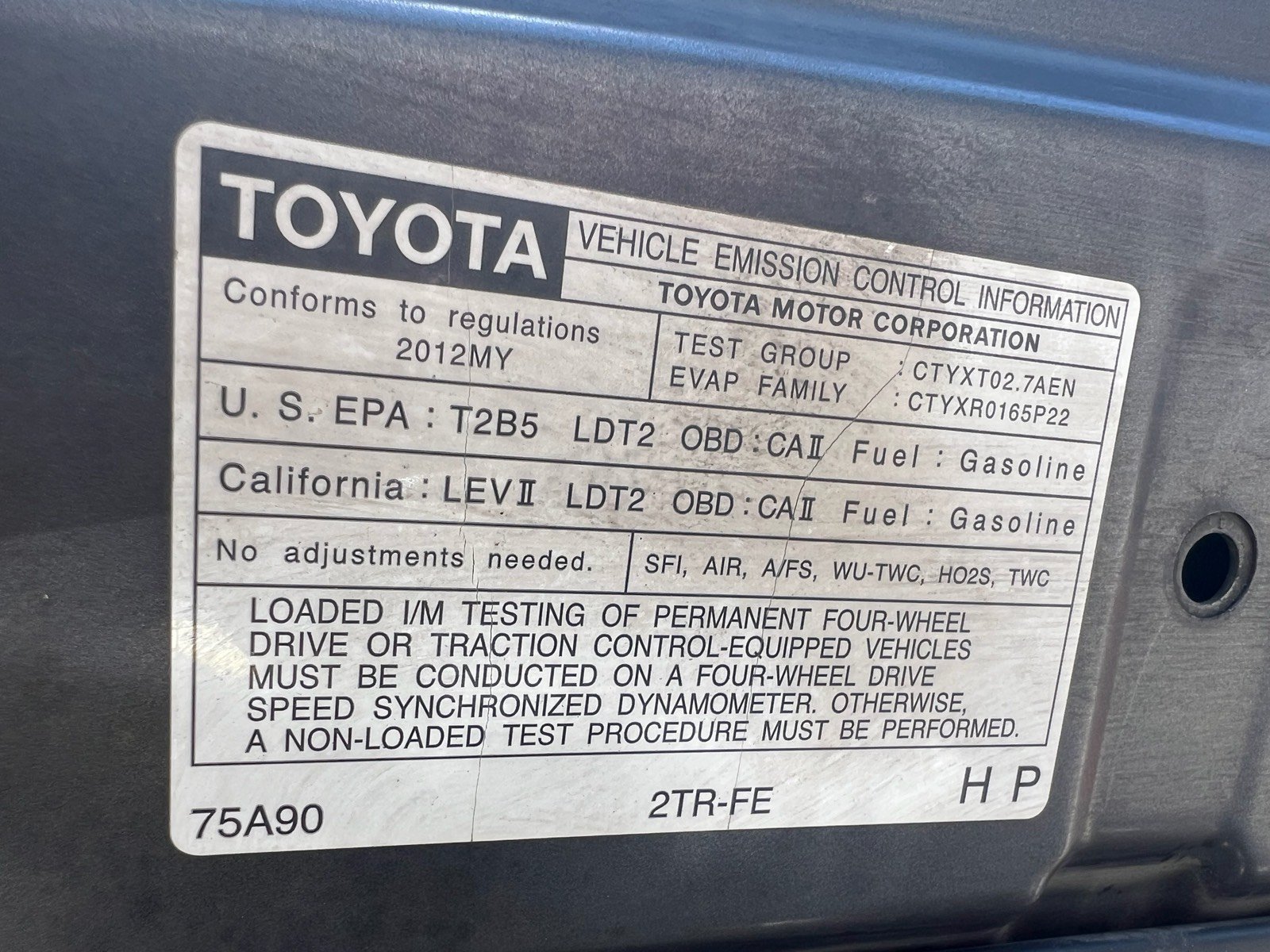 Used 2012 Toyota Tacoma PreRunner w/ SR5 Pkg RWD image 33