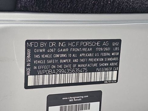 Used 2003 Porsche 911 Targa image 33