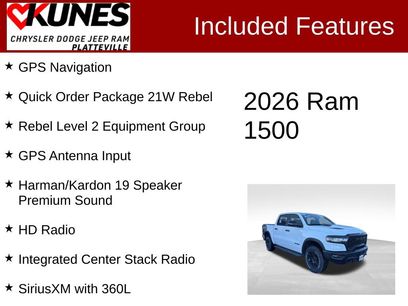 New 2026 RAM 1500 Rebel w/ Rebel Level 2 Equipment Group