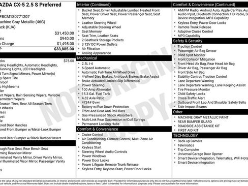 New 2025 MAZDA CX-5 AWD 2.5 S w/ Preferred Package image 26