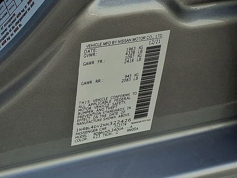 Used 2022 Nissan Altima 2.5 SV image 25