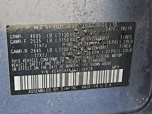 Used 2016 Subaru Outback 2.5i image 14