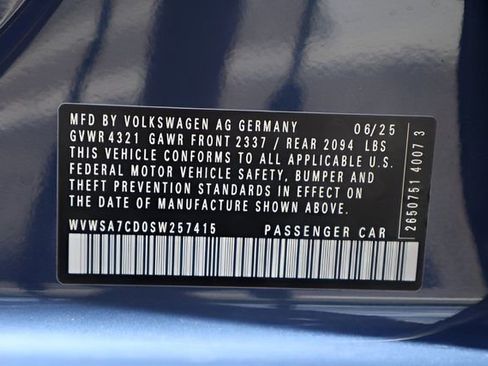 New 2025 Volkswagen GTI SE FWD image 28