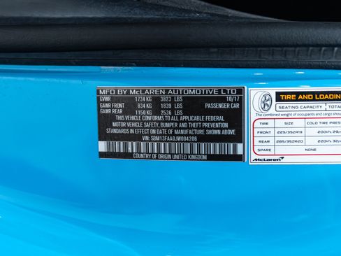 Used 2018 McLaren 570S Spider RWD image 63