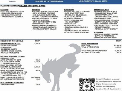 New 2025 Ford Bronco Outer Banks