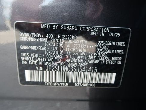 Certified 2025 Subaru Forester Limited w/ Popular Package #1 AWD/4WD image 43