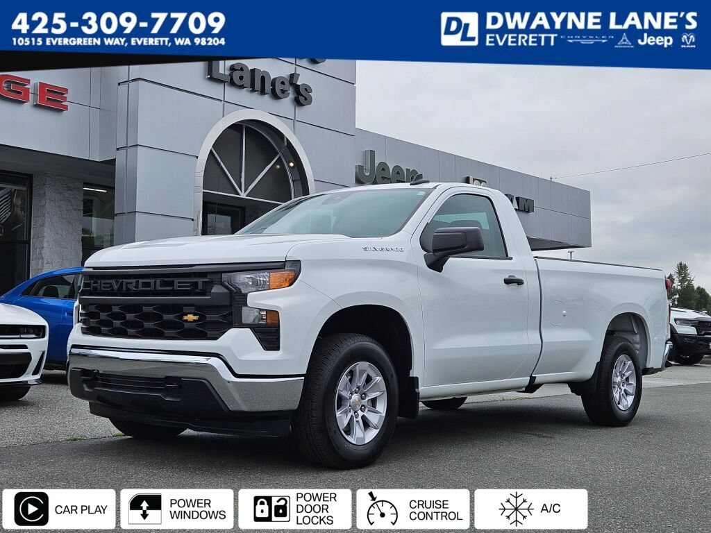 Used 2025 Chevrolet Silverado 1500 W/T RWD image 1
