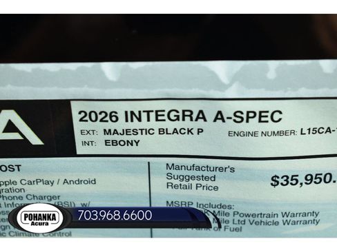 New 2026 Acura Integra A-Spec image 34