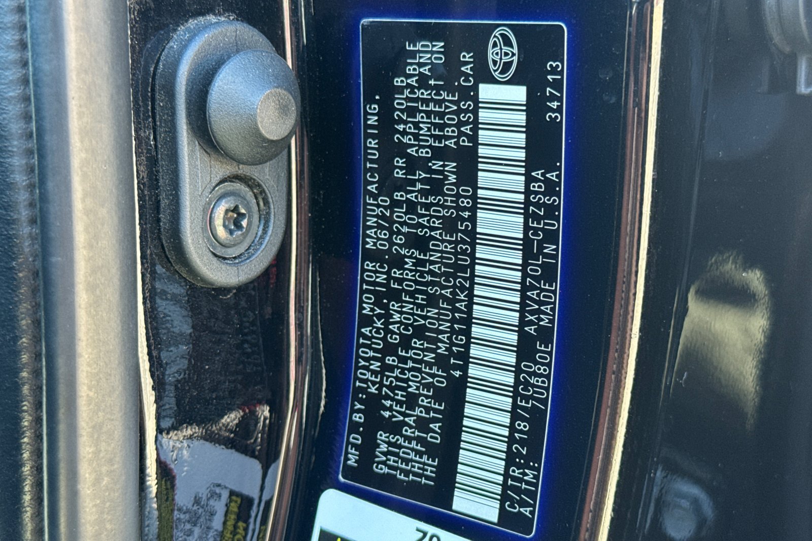 Used 2020 Toyota Camry SE FWD image 28