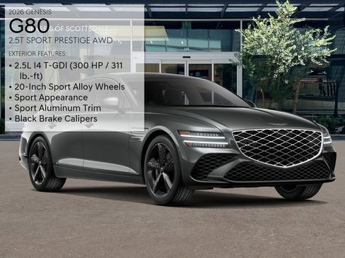 New 2026 Genesis G80 2.5T Sport Prestige image 3