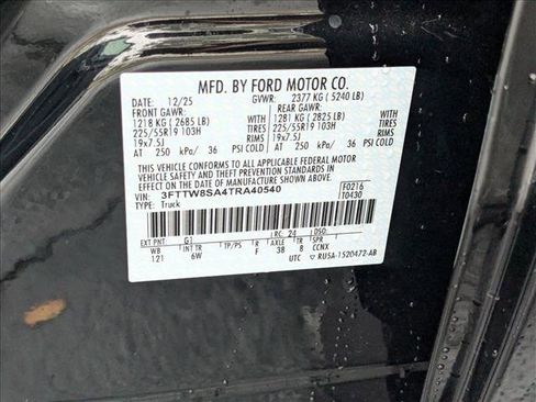 New 2026 Ford Maverick Lariat w/ Black Appearance Package image 16